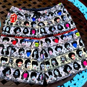 Rolling Stones men’s board shorts